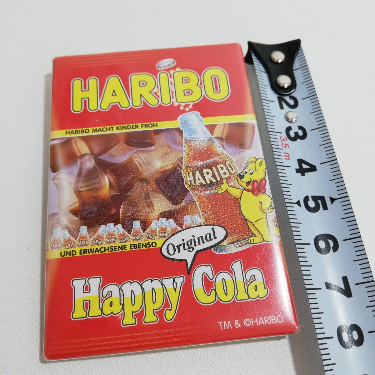 HARIBO ハリボー Happy Cola ハッピーコーラ ノベルティ バッジ 8cm _画像2