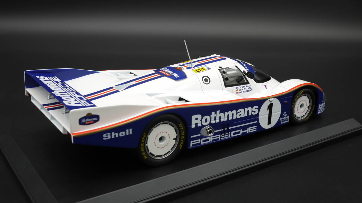 1:18 ポルシェ 962C ルマン 24h 1986 優勝 ロスマンズ仕様 #1 ドイツ限定_画像4