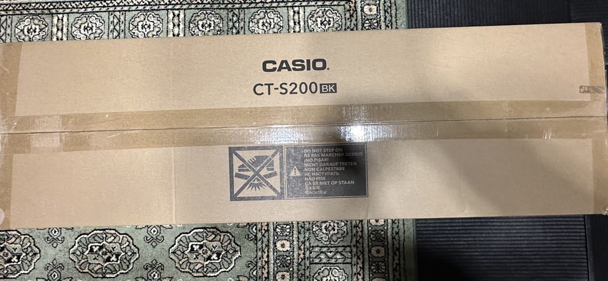 美品 カシオ キーボード CT-S200 BK 2020年製 譜面台/アダプター付き CASIO 楽器 鍵盤 電子ピアノ 電子キーボード　★送料無料★_画像9