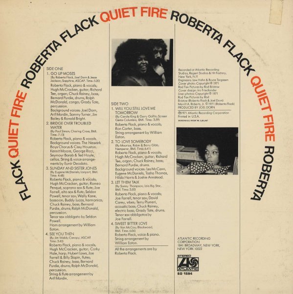 即決(LP)QUIET FIRE/ROBERTA FLACK *LOFT, GARAGE_画像4