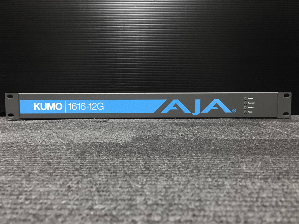 1円スタート ★ AJA Video Systems エージェーエー・KUMO 1616-12G コンパクト 12G-SDI ルーター 映像機材 ★_画像8