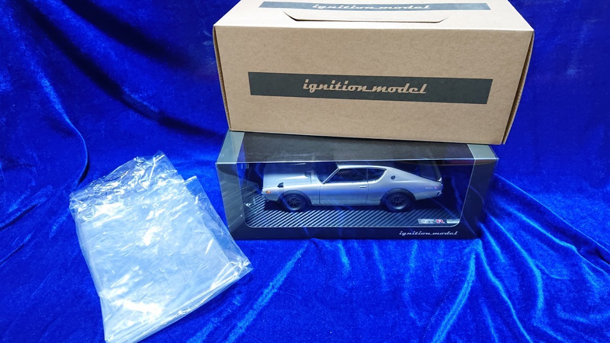 1/18 Ignition model イグニッションモデル NISSAN SKYLINE 2000 GT-R KPGC110 日産 スカイライン ケンメリ IG0302 水中花シフトノブ_画像7