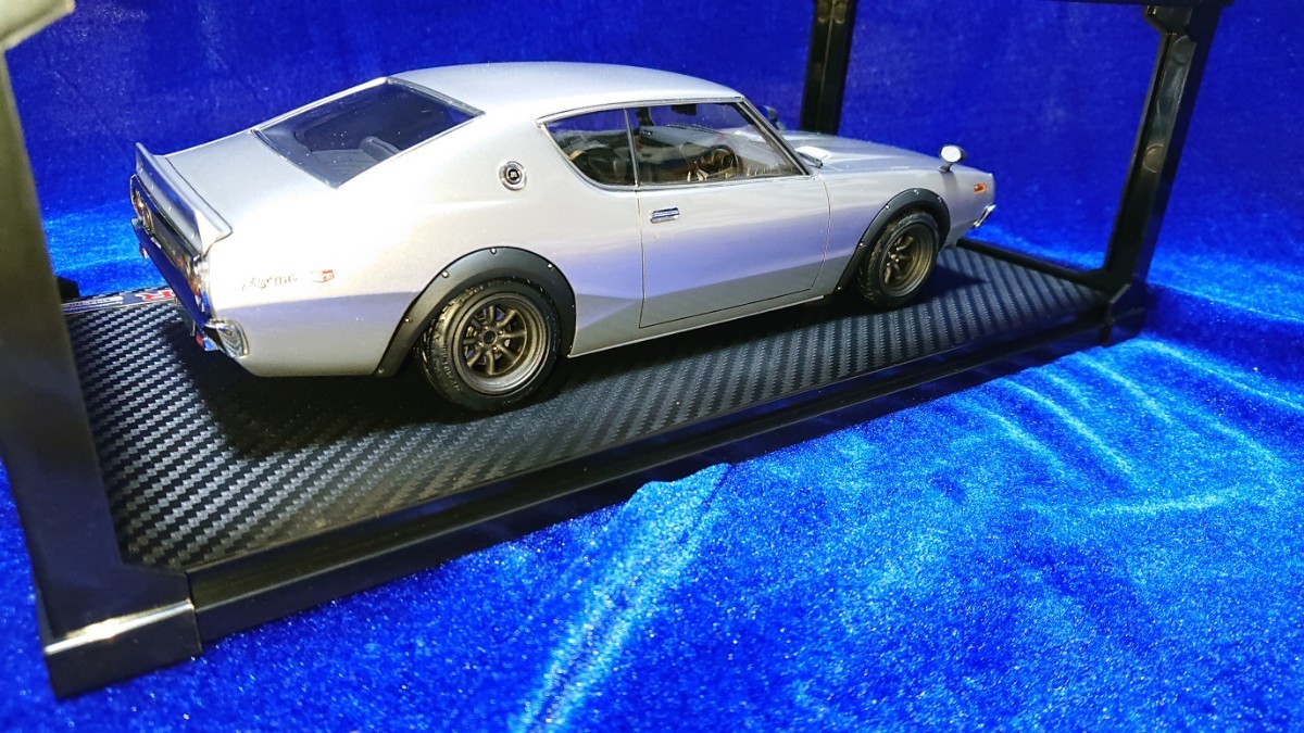 1/18 Ignition model イグニッションモデル NISSAN SKYLINE 2000 GT-R KPGC110 日産 スカイライン ケンメリ IG0302 水中花シフトノブ_画像4