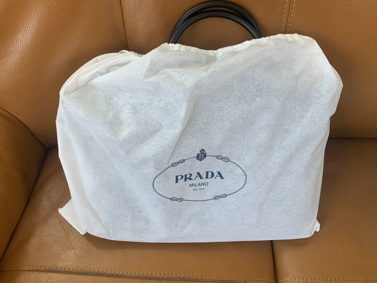 未使用！ PRADA 2VE368 プラダ サフィアーノ ネロ ブリーフケース ナイロン ビジネスバッグ ストラップ付　SAFFIANO NERO_画像10