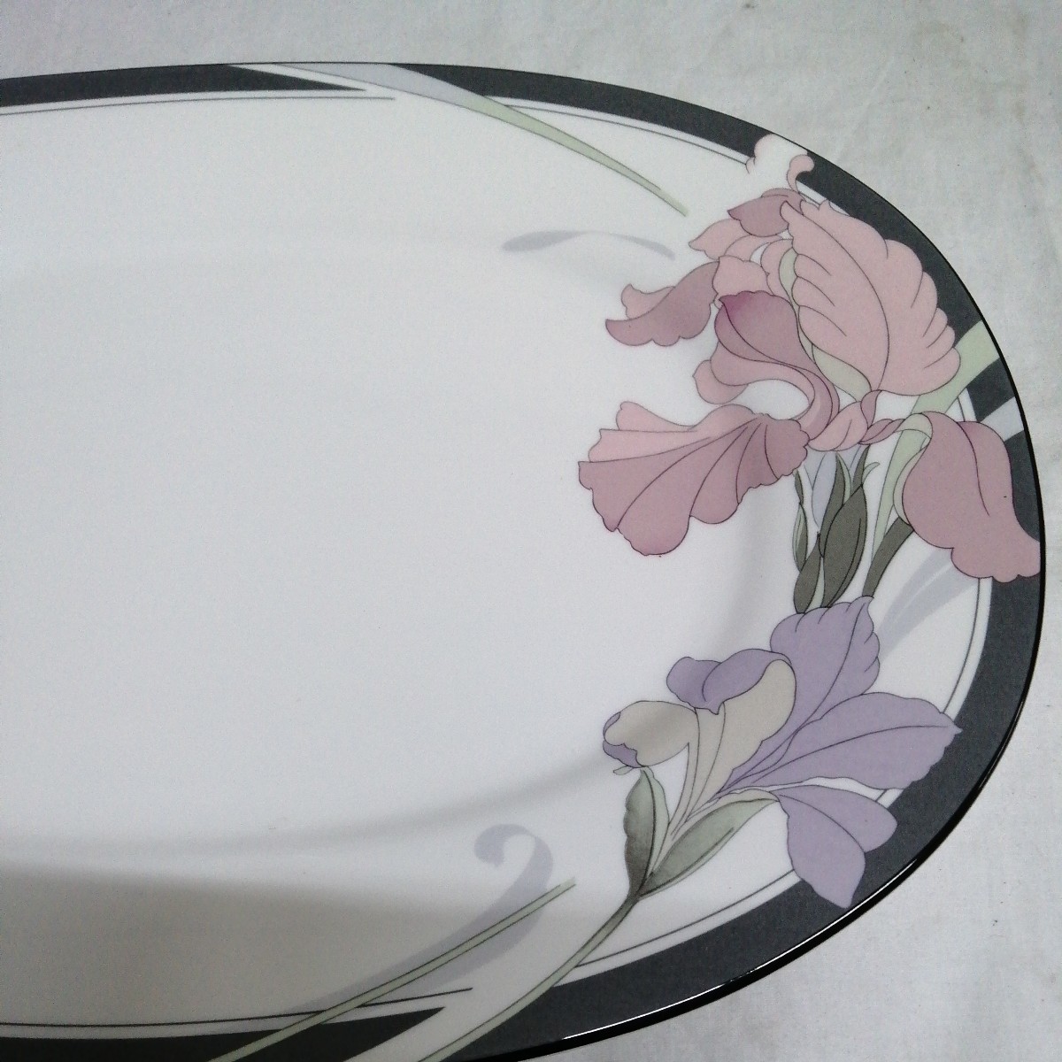 ノリタケ NEW DECADE Noritake JAPAN 9091 箱入未使用品 お皿 花 華 _画像3