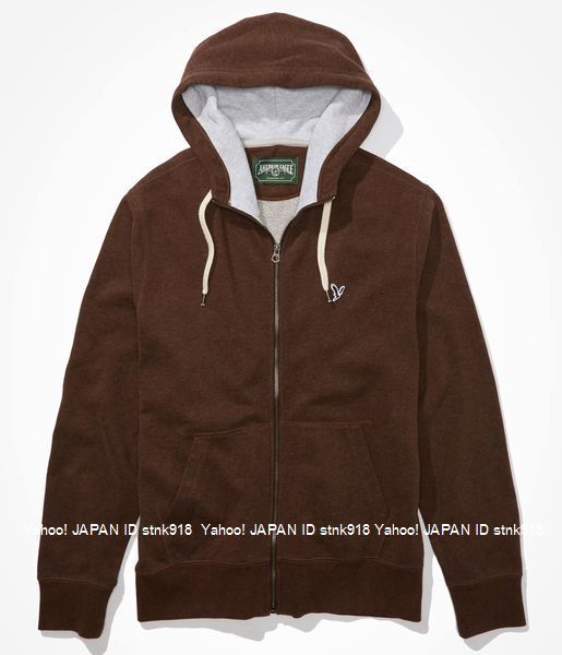 〓ラス２!!アメリカンイーグル/US XXXL/AE Super Soft Fleece Thermal-Lined フルジップ/Light Brown_画像1