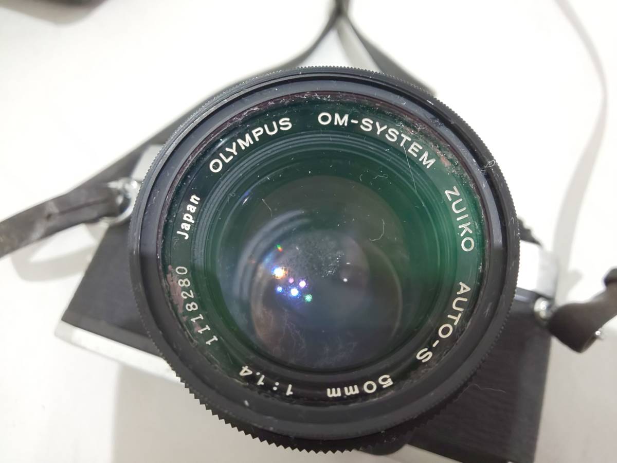 55118★OLYMPUS オリンパス OM10 フィルムカメラ OM-SYSTEM .ZUIKO AUTO-S 1:1.4 f=50㎜　現状品_画像2