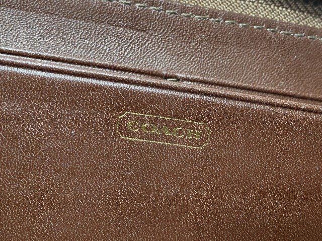 COACH　コーチ　ラウンドファスナー 長財布　レザー　ブラウン_画像5