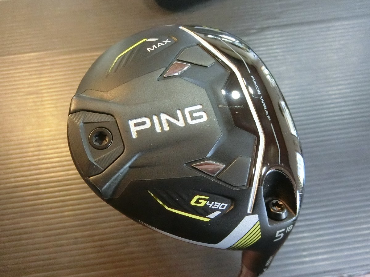 PING ピン G430 MAX フェアウェイウッド 5W 18°/ALTA J CB BLACK/S_画像1