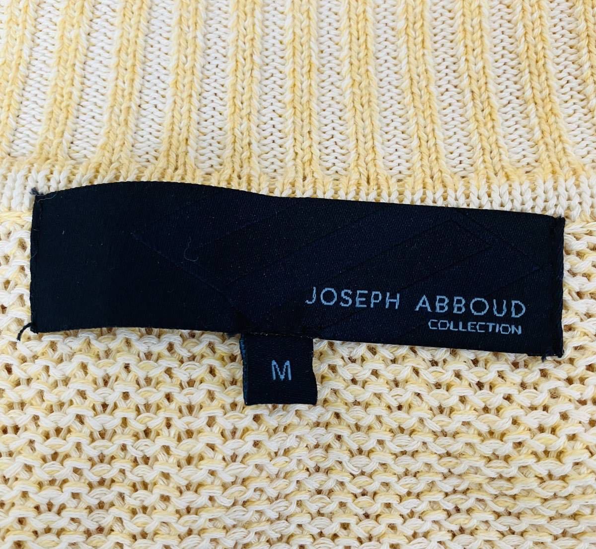 ◎ JOSEPH ABBOUD ♪イエロー系＃ハイネックカーディガン☆Mサイズ_画像5