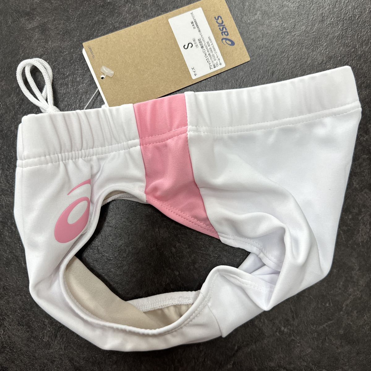アシックス 女子陸上レーシングショーツ ホワイト×ピンク XLサイズ 新品 アシックス 女子陸上レーシングショーツ ホワイト×ピンク S