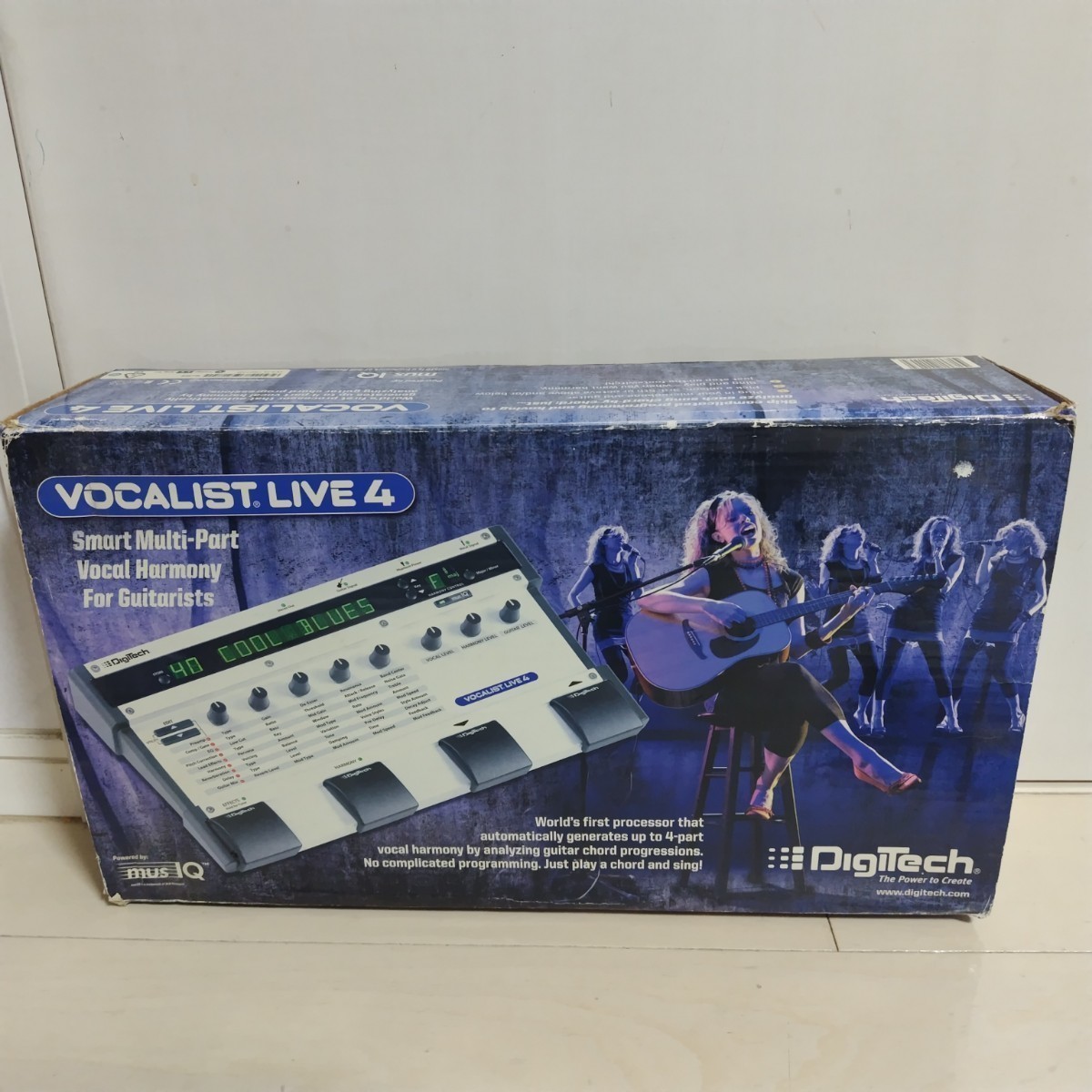 DigiTech VOCALIST LIVE4 ボーカルエフェクター アダプター 外箱 など付き ジャンク_画像6