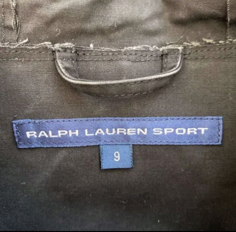 ラルフローレンスポーツ　ジャケット　ブルゾン　メンズライク　ブラック　M相当　RALPH LAUREN SPORT_画像6