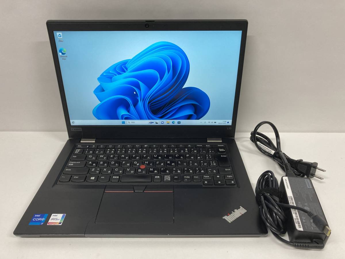 （訳あり）Lenovo ThinkPad L13 Gen2 TP00114B / i7-1165G7 2.80GHz / 16GB / SSD 512GB / Windows 11Pro、動作確認済み_画像1