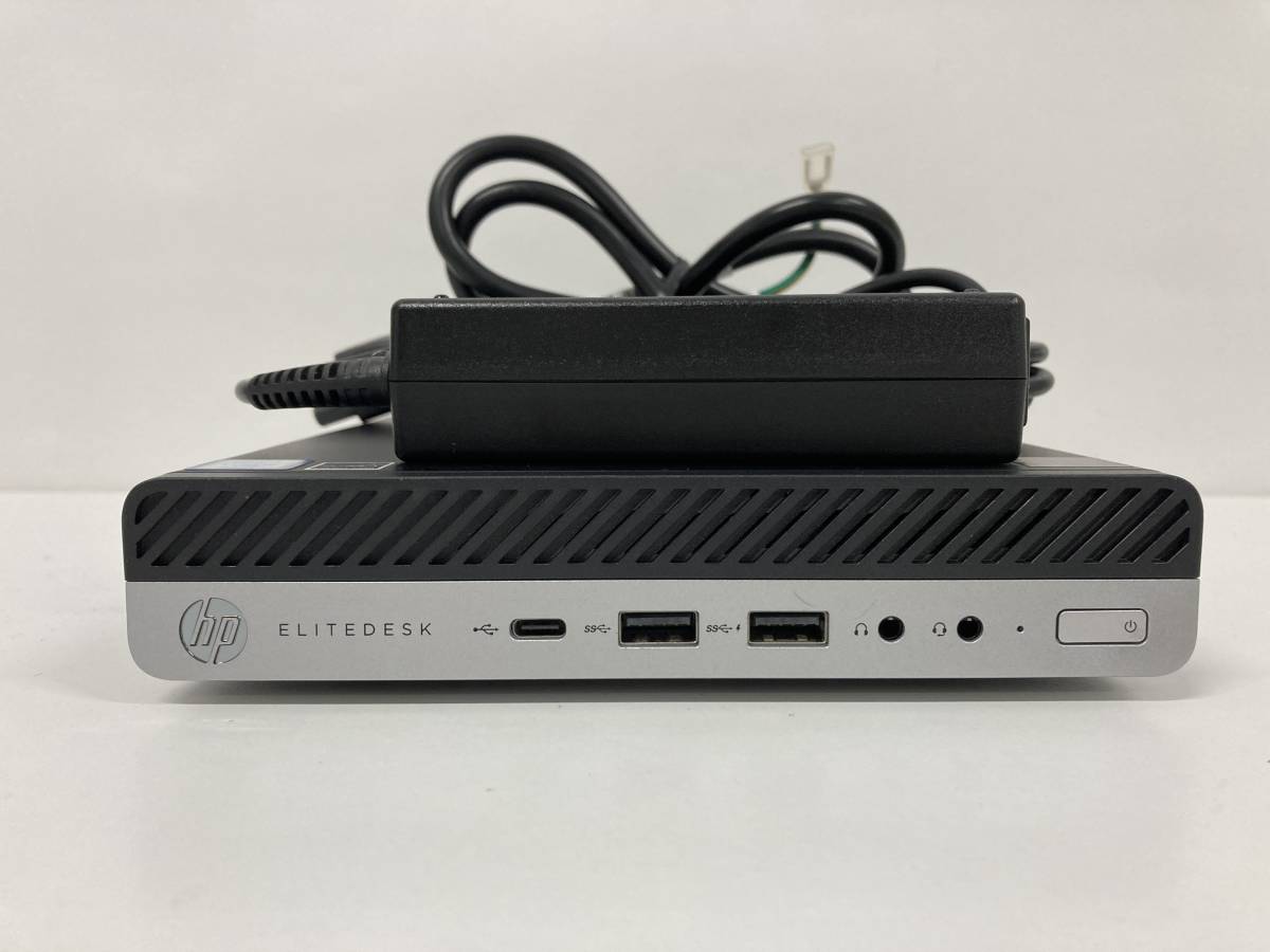 HP EliteDesk 800 G4 DM 35W / Core i5-8500T 2.10GHz / 16GB / SSD 256GB / Windows 11Pro、動作品①_画像1