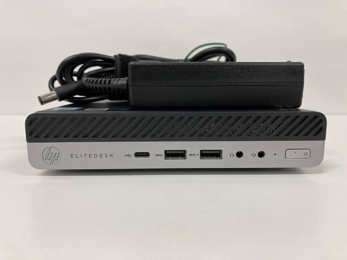 HP EliteDesk 800 G4 DM 35W / Core i5-8500T 2.10GHz / 16GB / SSD 256GB / Windows 11Pro、動作品_画像1