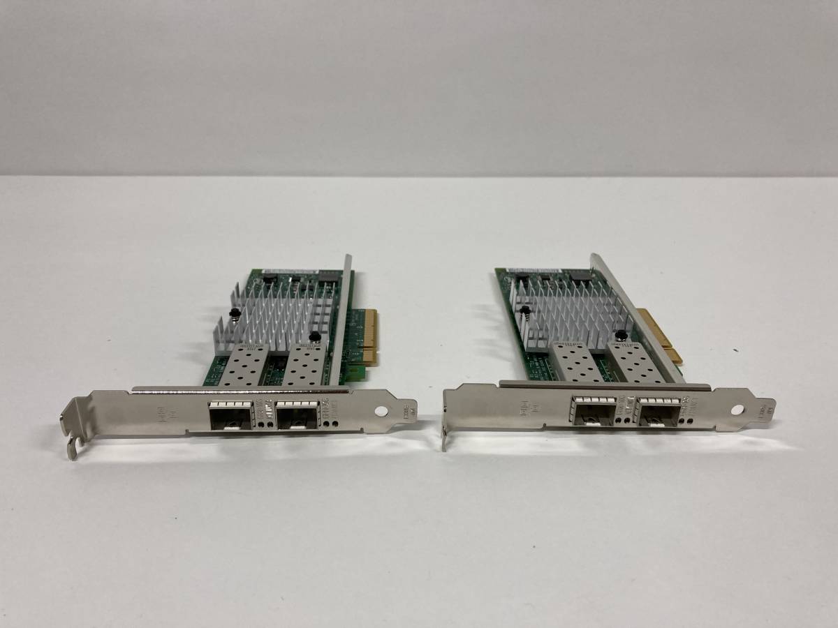 「2個セット」Intel X520-DA2 10GbE Dualport SFP+ コンバージドネットワークアダプター 、動作品_画像3