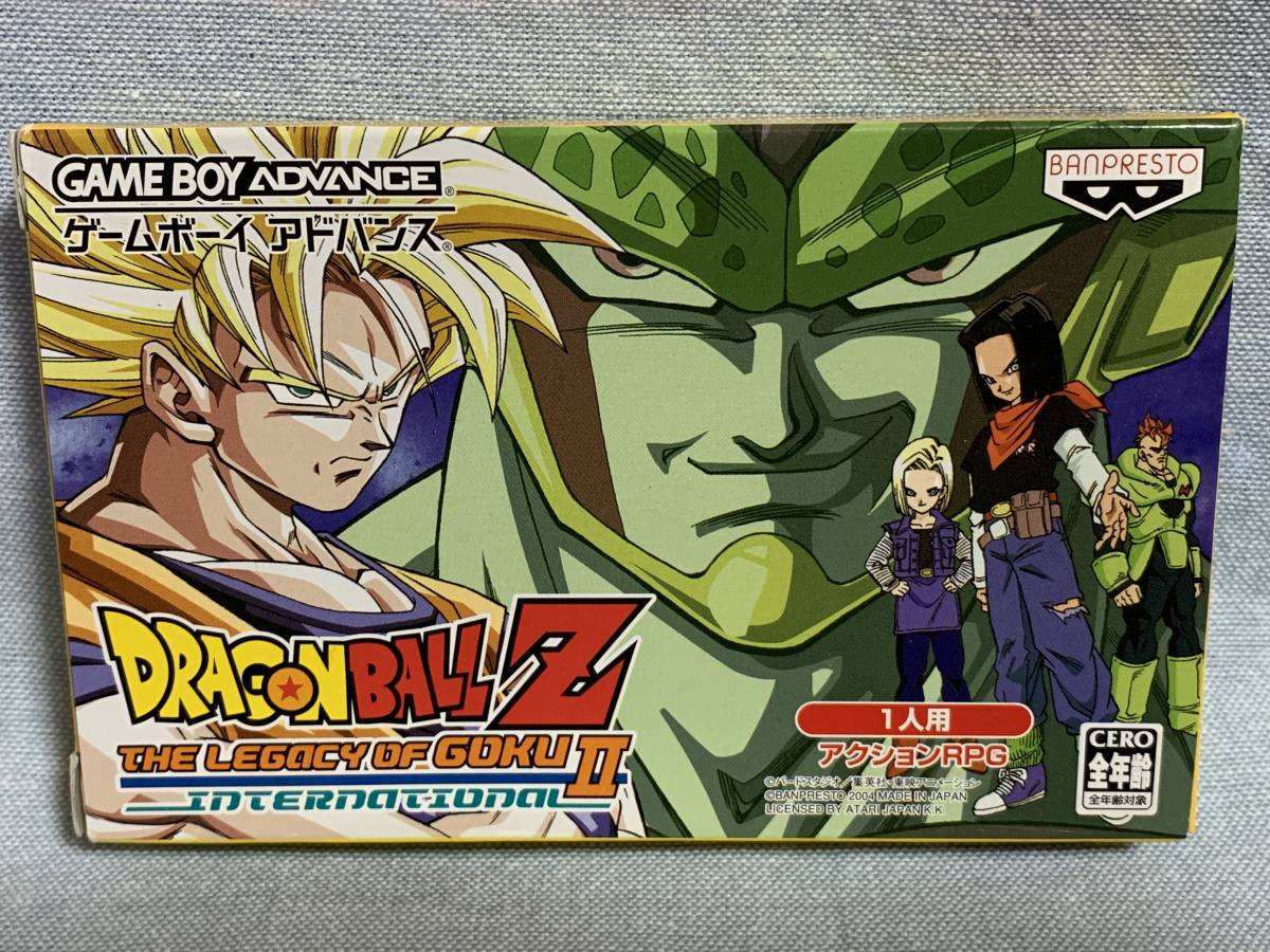 GBA ドラゴンボールZ~THE LEGACY OF GOKU II INTERNATIONAL~ ★新品未使用★レア★デッドストック品