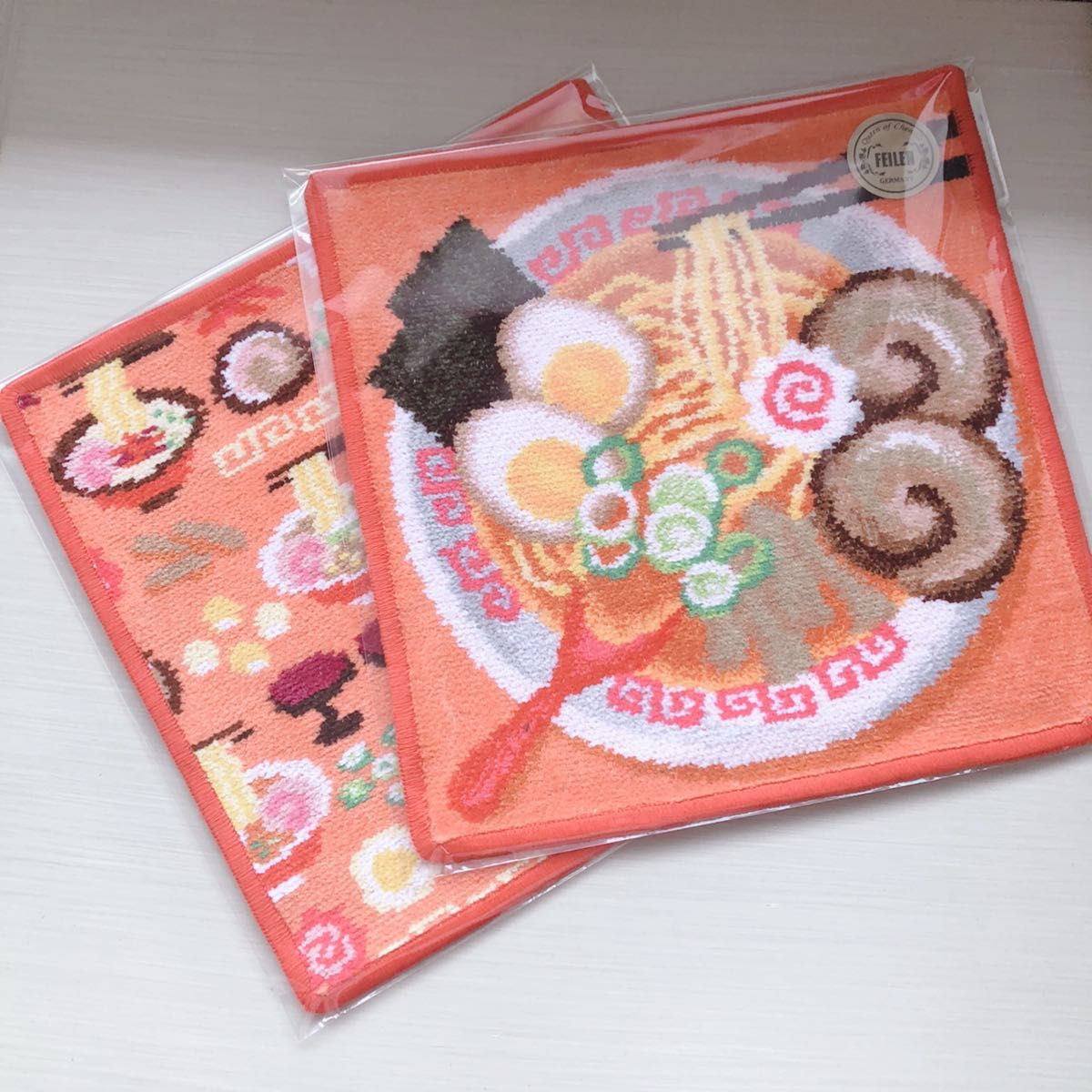 未開封FEILERフェイラー ラーメンイッチョウ ハンカチ 2枚セット 未開封FEILERフェイラー ラーメンイッチョウ ハンカチ 2枚セット