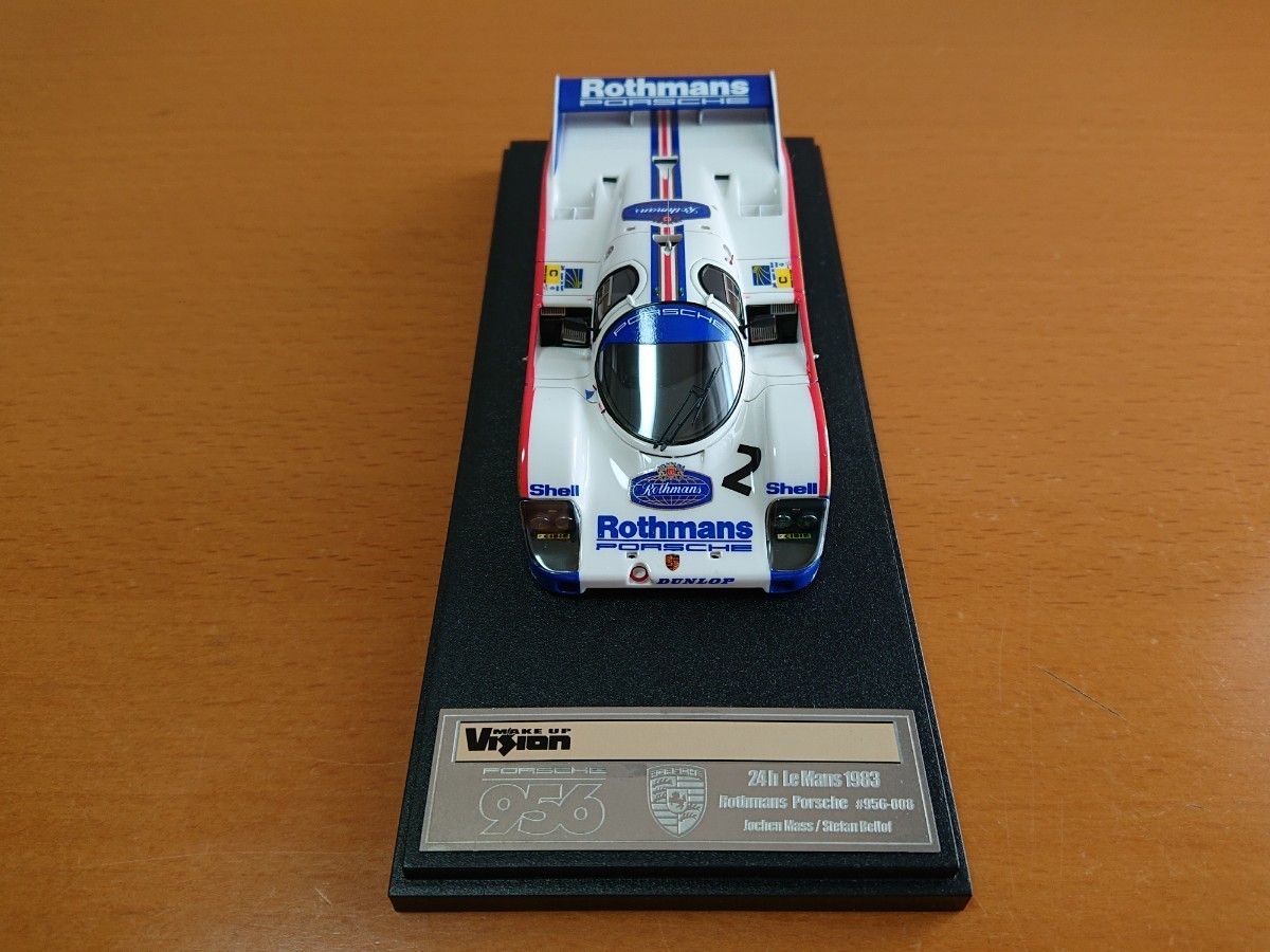 ビジョン 1/43 ロスマンズ・ポルシェ 956 #2 LM1982 2位 Yahoo!オークション - 1/43 VISION ロスマンズ ポルシェ 956 LM