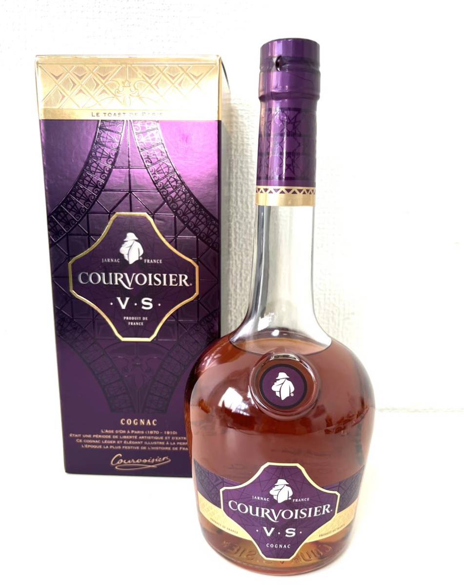 ○ 未開栓 クルボアジェ VS 700ml 40度 COURVOISIER クルバジェ クロバジェ ブランデー コニャック COGNAC 古酒 箱付き_画像1