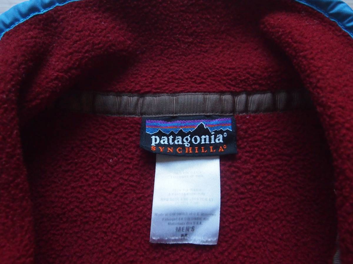 Patagonia パタゴニア シンチラ スナップT 10SS 11716 メンズM SNAP-T フリースジャケット_画像3