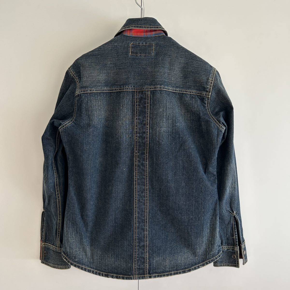 Levi's リーバイス 60508 デニムジャケット デニムシャツ M ユーズド加工 古着_画像6