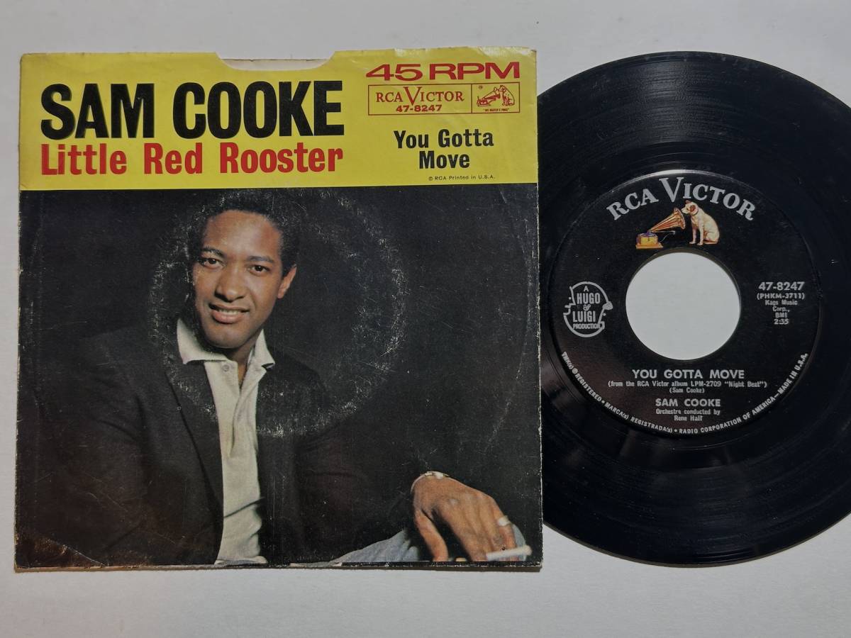 Sam Cooke・Little Red Rooster / You Gotta Move　US 7” w./ picture Sleeve　Howlin' Wolf, Rolling Stones_23122911