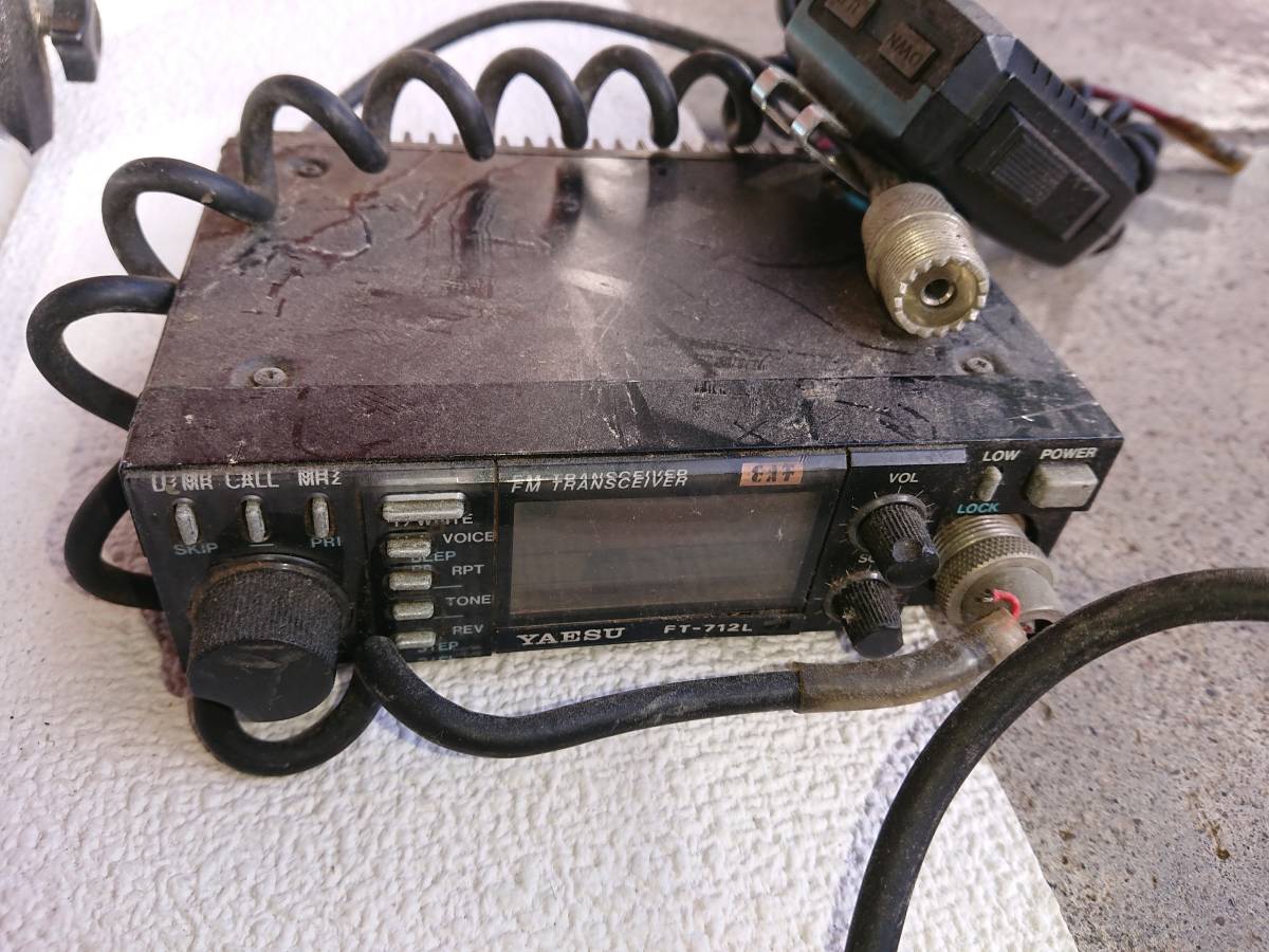 無線 機器 KENWOOD TM-721G SW50 ICOM IC-38 YAESU FT-712L DAIWA PS-51XM 他 いろいろ まとめて ジャンク_画像9