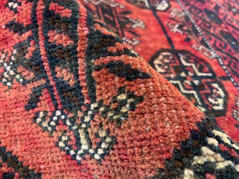 トライバルラグ★ヴィンテージの風格★マルダリバルーチ179×94cm アフガニスタン産 絨毯 ラグ 手織り カーペット 02AKARL231207013D_画像6