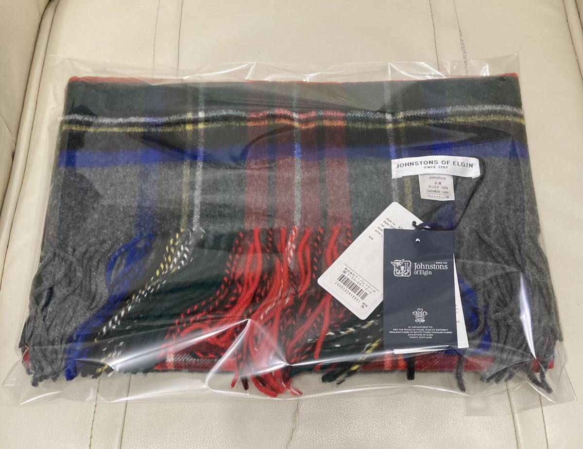 日本別注】新品 ジョンストンズ カシミア ストール マフラー 日本別注】新品 ジョンストンズ カシミア ストール マフラー