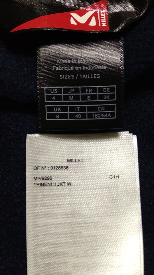 * Millet MILLET флис wi мужской toli алый II жакет JP-M размер прекрасный товар 