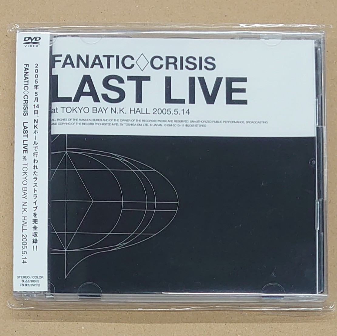 FANATIC◇CRISIS LAST LIVE 2DVD 帯有 レア (FtC/ファナティッククライシス/石月努/FANTASTIC◇CIRCUS)