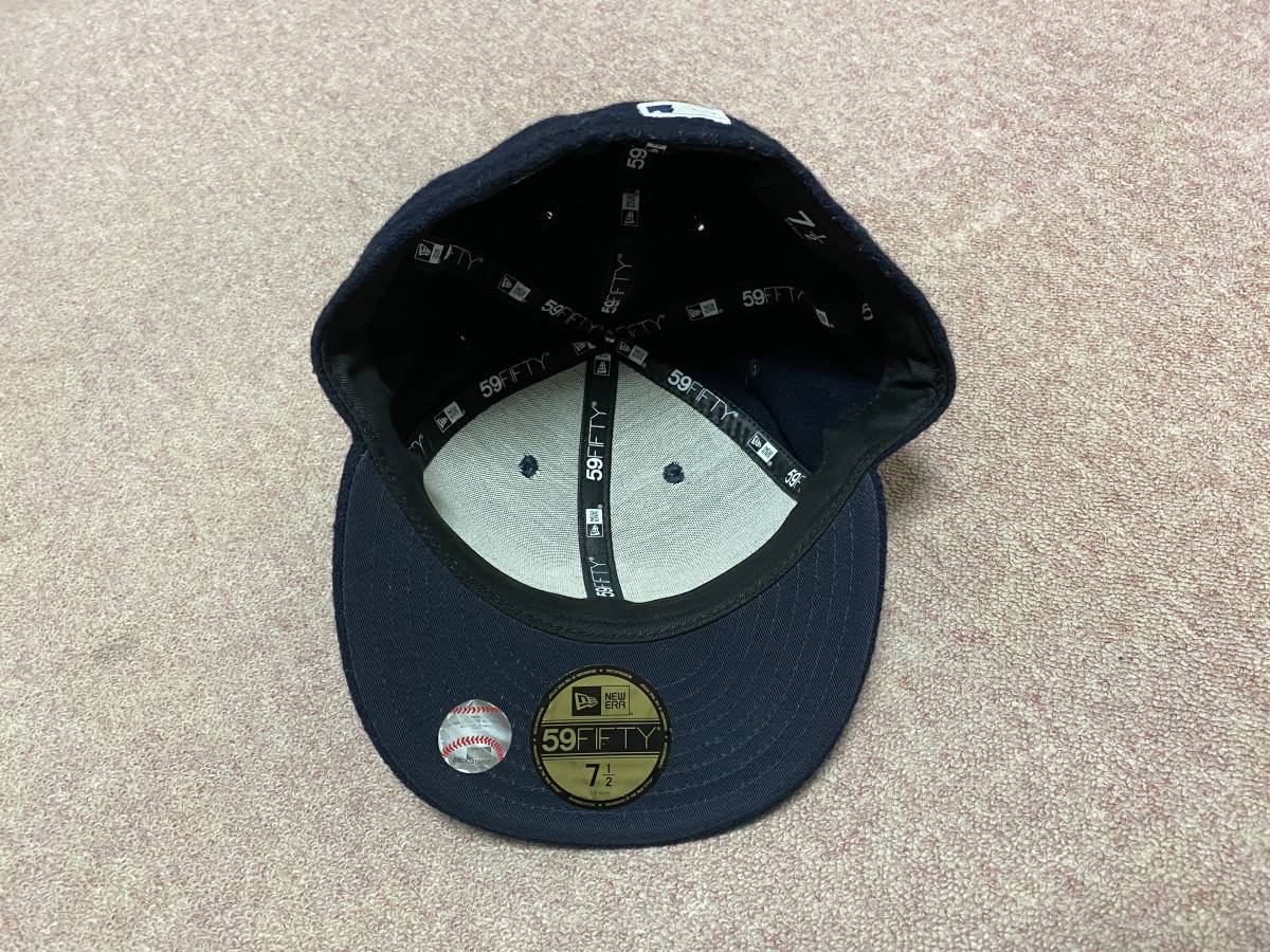 【100円～】☆美品☆NEW ERA 59FIFTY New York Yankees キャップ 7-1/2サイズ　ニューエラ ニューヨーク ヤンキース_画像4