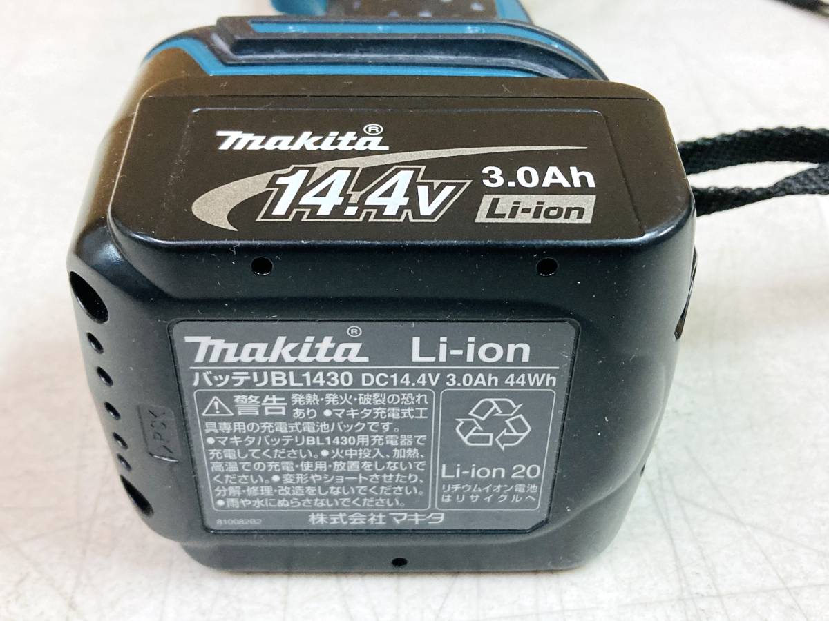 1円〜 makita マキタ ワークライト 投光器 ML145 バッテリー BL1430 ジャンク●「管理No.F9629」_画像5