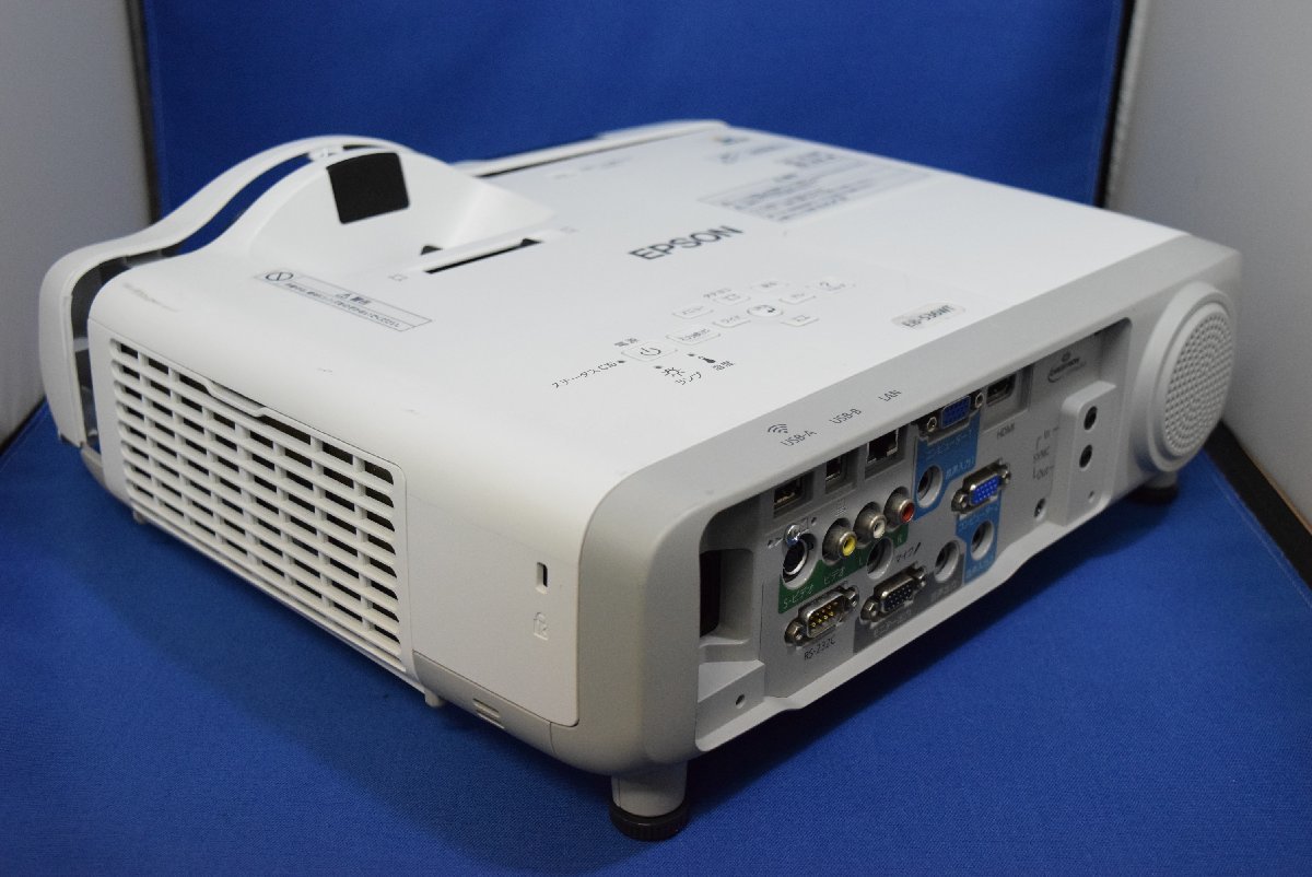 【送料無料/通電 起動 投影 OK/ジャンク】EPSON プロジェクター EB-536WT ランプ時間 174H 前面破損 エプソン S04566_画像7