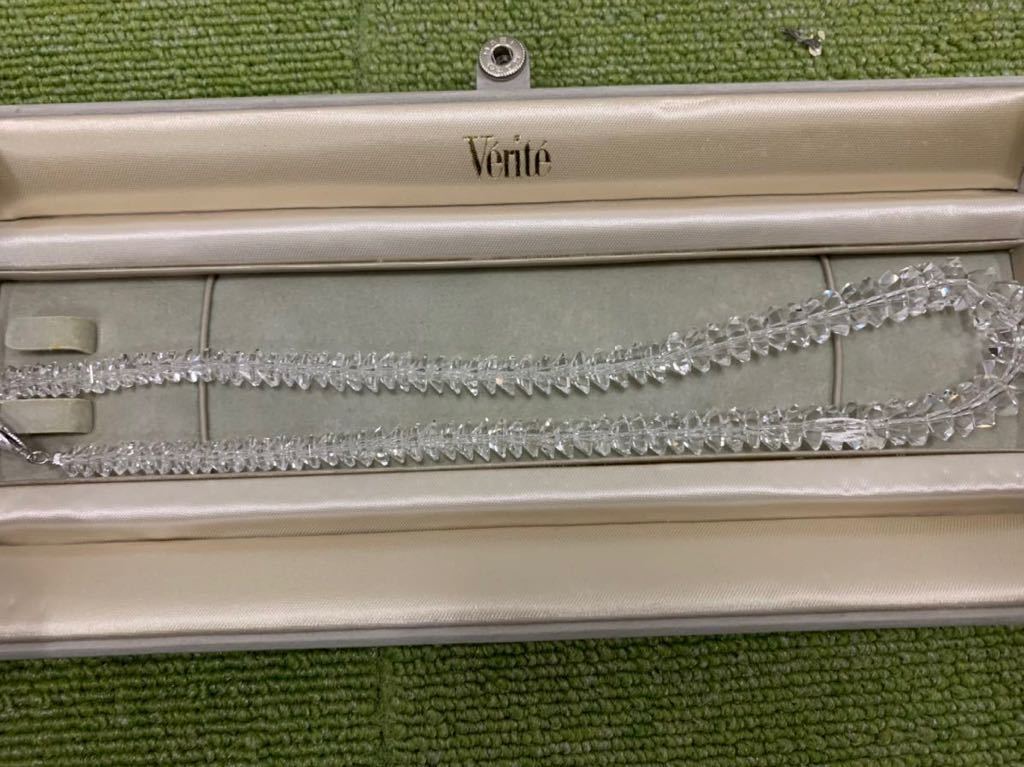 ◆【売り切り】Verite ベリテ ネックレス 水晶ネックレス　高級 シルバー 925 レディース 箱あり_画像2