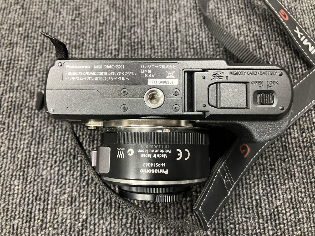 ■【売り切り】Panasonic（パナソニック）ミラーレス 一眼カメラ GX1 lens VARIO 1:3.5-5.6/14-42 ASPH.φ37 G VARIO 1:4/7-14 ASPH. _画像4