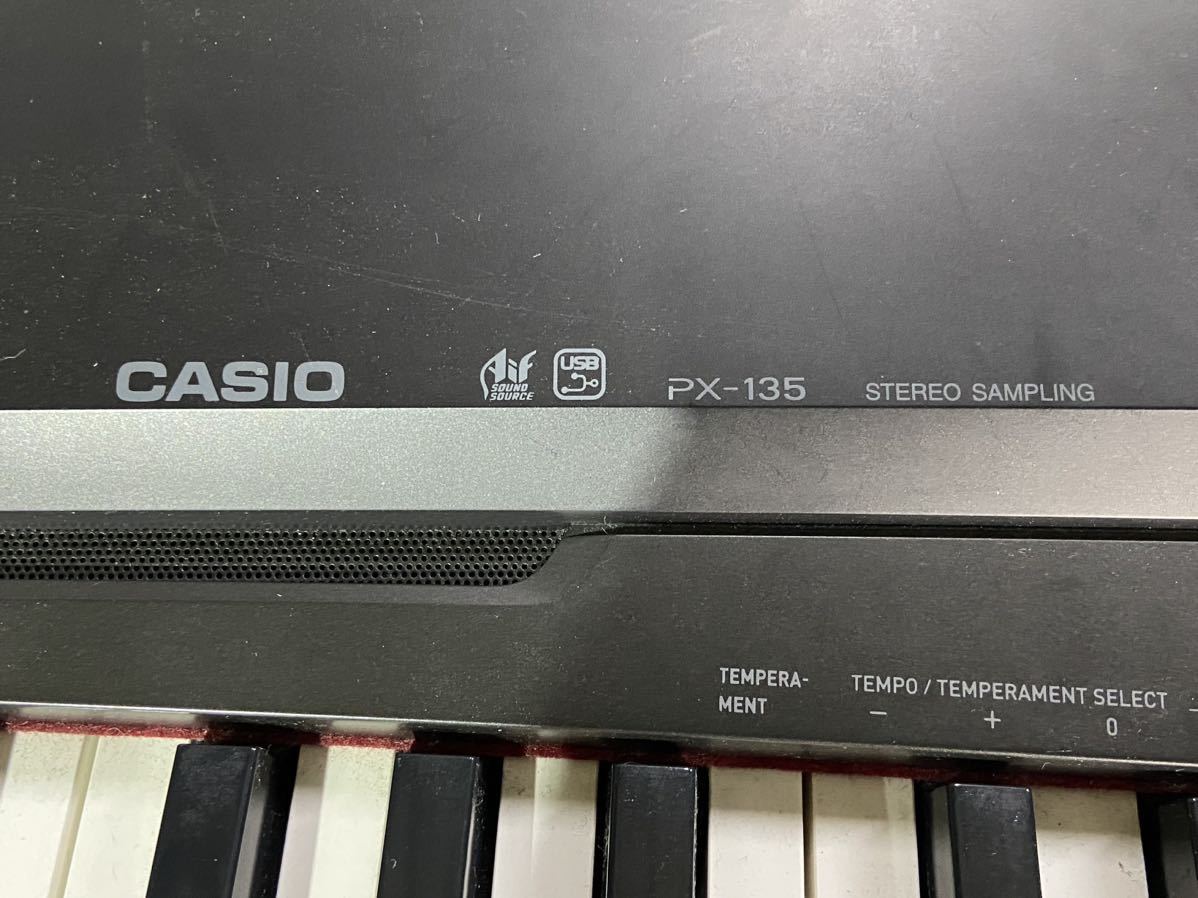 ◆【売り切り】CASIO カシオ Privia 電子ピアノ キーボード PX-135 2011年製_画像2
