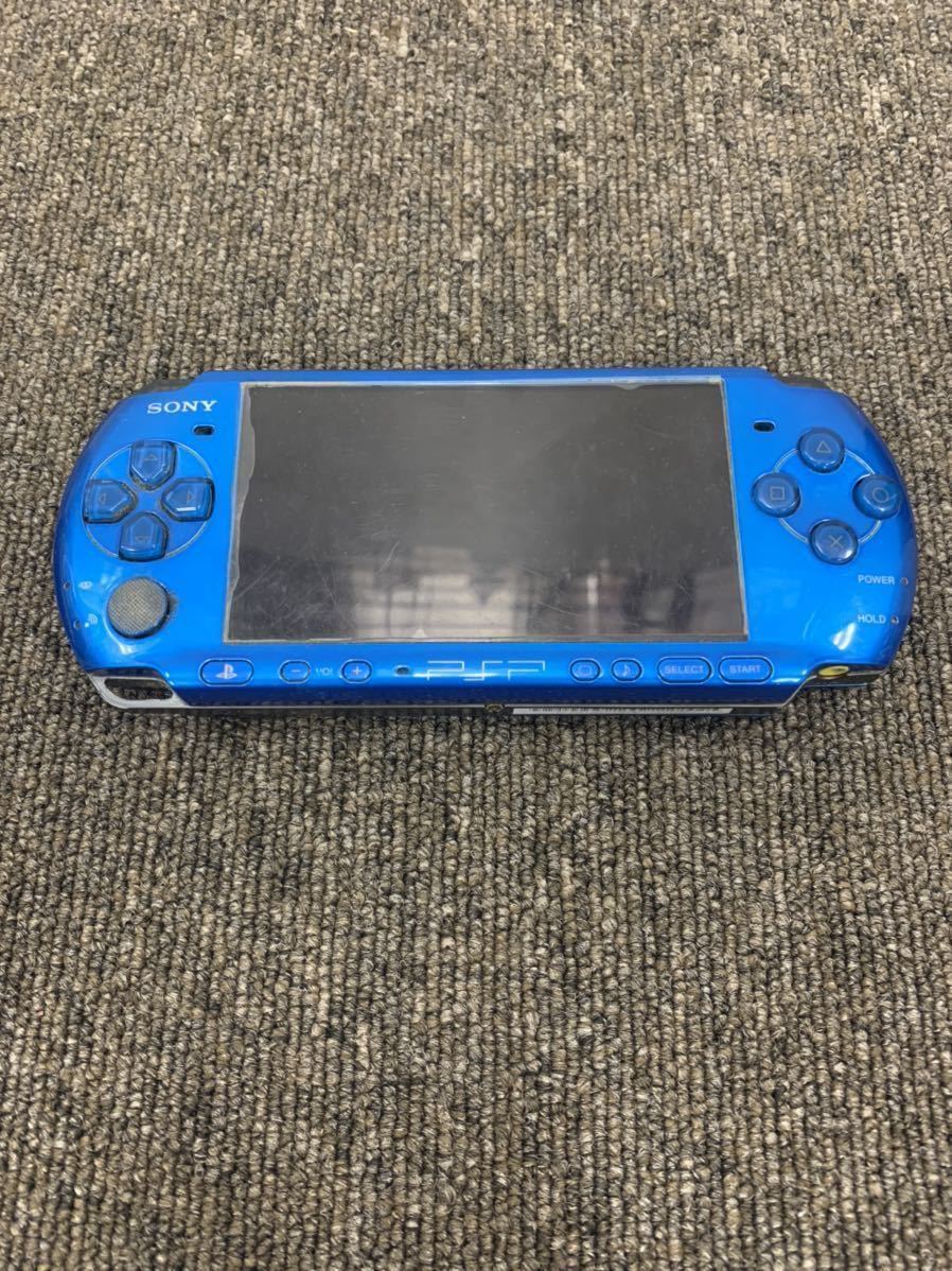 ◆【売り切り】SONY playstation portable 本体 PSP-3000 ブルー ゲーム機本体 ※ケースつき_画像2