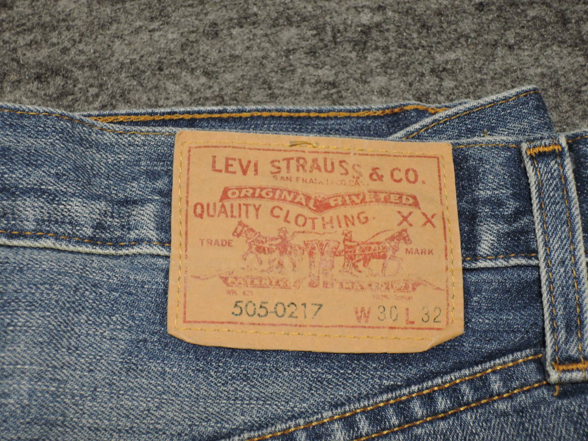 USED加工品:LEVI’S 505-0217 BIG-E 67年モデル 復刻 ストレート W30 L32 リーバイス _画像4