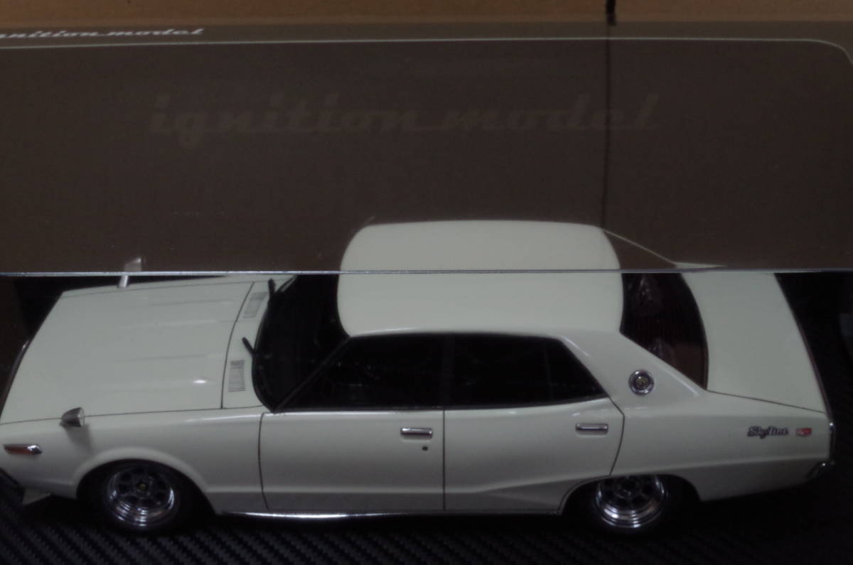 IG 1/18 Nissan Skyline 2000 GT-X (GC110) 白 White IG0968 現状品 イグニッションモデル ignition model スカイライン ケンメリ _画像4