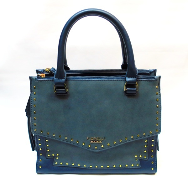 FIORELLI フィオレッリ FH8762 ハンドバッグ ネイビー【送料無料】中古品 used A_画像1