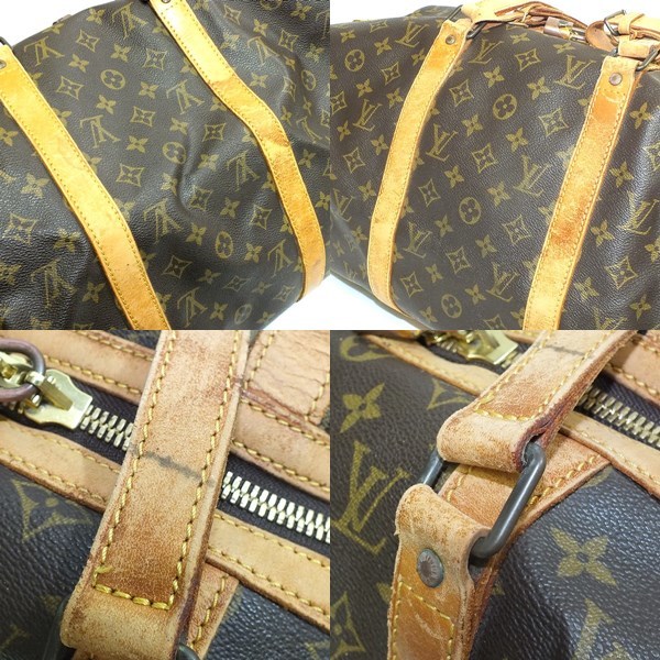 LOUIS VUITTON ルイヴィトン M41624 サックスプール45 モノグラム ボストンバッグ ヴィンテージ 中古品 used Bの画像6