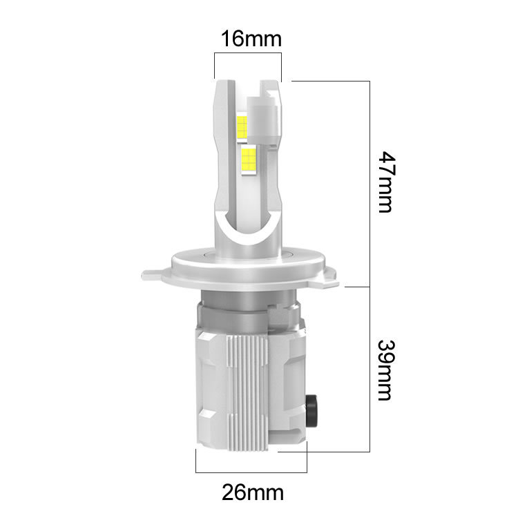 B14 ラシーン 雪が凍り付かない H4（H/L） LEDヘッドライト 2個セット 12V 7000ルーメン 6500ケルビン_画像5