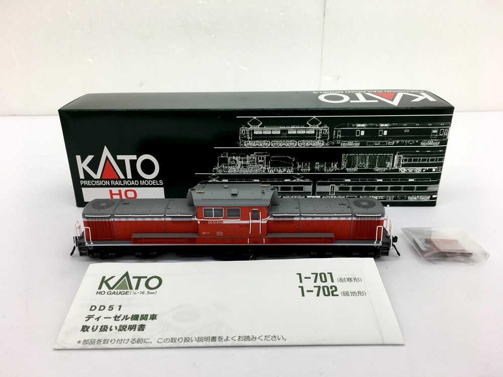 【同梱可】【60】中古美品 KATO カトー 1-702 HOゲージ DD51 暖地形 ディーゼル機関車