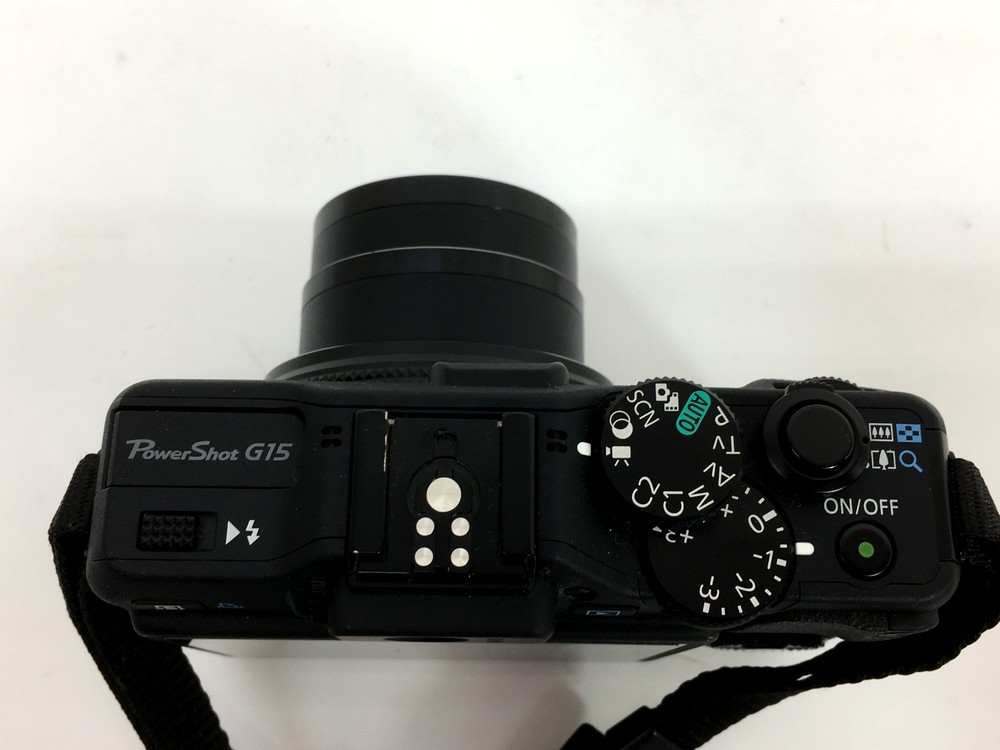 ●【同梱可】【60】中古品 CANON PowerShot G15 デジタルカメラ パワーショット デジカメ 動作OK ※ファインダーにヒビ有_画像4