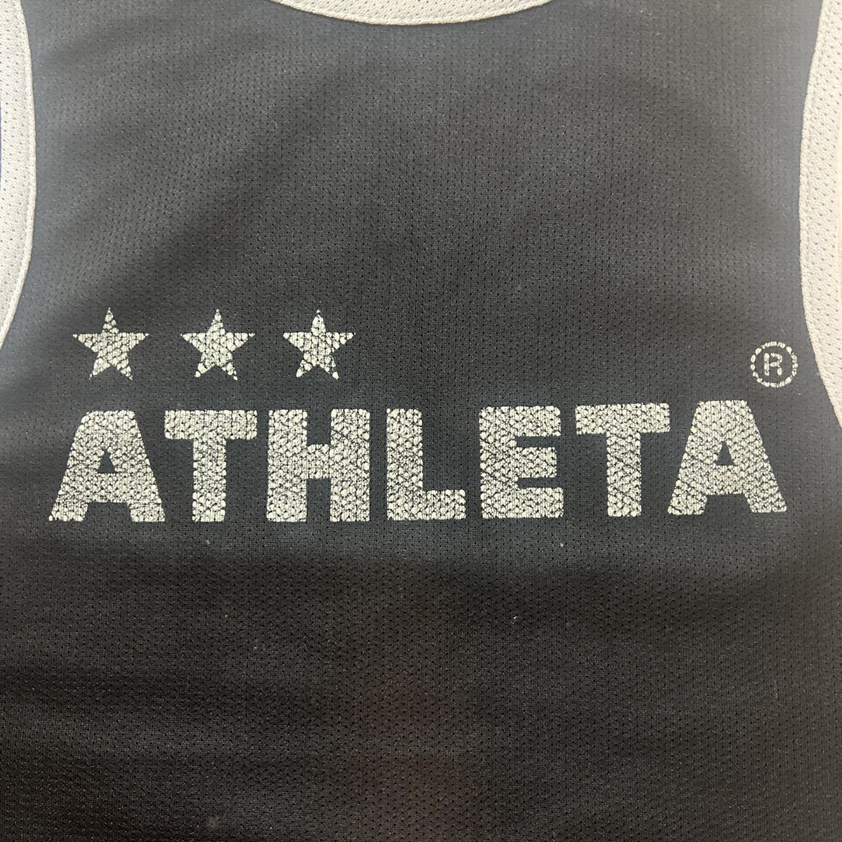 ATHLETA アスレタ タンクトップ メッシュ サイズMサッカー フットサル ノースリーブシャツ プラクティスシャツ _画像2