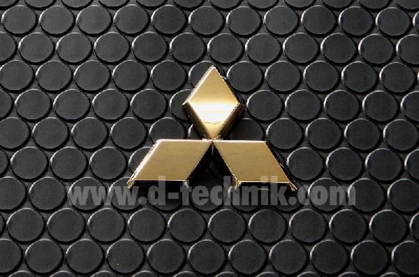  Gold хром s Lee diamond эмблема M Mitsubishi оригинальная деталь 