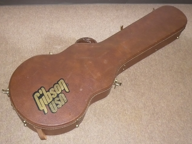 Gibson ギブソン レスポール LP ブラウン ハードケース（95年 1957BB ヒスコレ カスタムショップ 当時物 純正付属ケース）_画像1